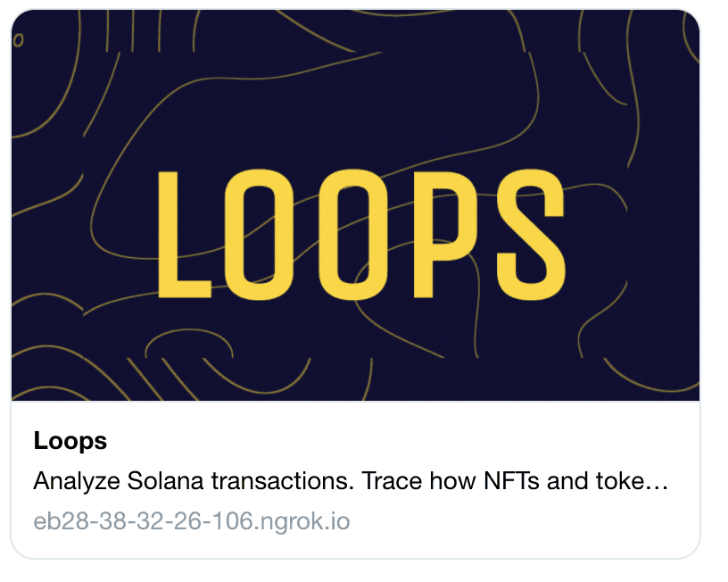 Twitter social media preview