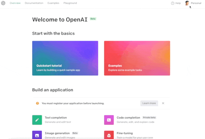 grab OpenAI API key